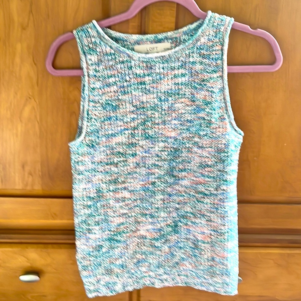 NWT Loft sleeveless spring sweater